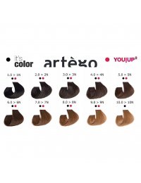 Artego (Артего) 1.0 - 1N - черный Полуперманентный гель-краситель You Up2, 100 мл