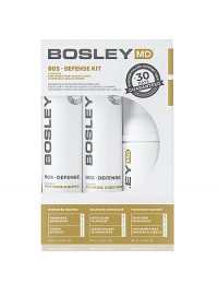 Bosley - Система для предотвращения истончения и выпадения волос/Bosley MD BosDefense Color Safe Starter Pack, 2*150 + 100 мл