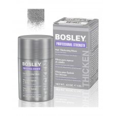 Bosley ( Бослей ) - Кератиновые волокна седые/Hair Thickening Fibers Gray Bosley, 12г