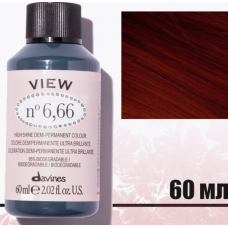 Davines (Давинес) 6,66 Интенсивно-красный темный блонд Деми краска VIEW 60 мл