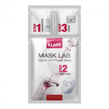 Klapp (Клапп) Vitamin A/C Mask (Набор Маски Для Лица) 1 шт