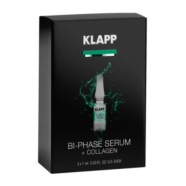 Klapp (Клапп) Bi-Phase Serum +Collagen (Двухфазная Сыворотка "Коллаген") 1 + 1 + 1 мл