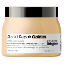 Loreal (Лореаль)  Маска с золотой текстурой для восстановления поврежденных волос  (Absolut Repair Lipidium  ) 500 мл