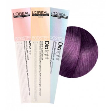 Loreal (Лореаль) Violet фиолетовый   Booster   Гель-крем тон-в-тон без аммиака  ДИАЛАЙТ  Dia Light   50мл.