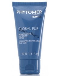 Phytomer (Фитомер) Скраб Очищающий для Мужчин (Мужская Линия) (Globalpur Exfoliating Oxygenating Face Care) 50 мл 