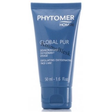 Phytomer (Фитомер) Скраб Очищающий для Мужчин (Мужская Линия) (Globalpur Exfoliating Oxygenating Face Care) 50 мл