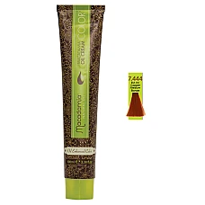 MACADAMIA (МАКАДАМИЯ ) Краситель для волос - экстра-яркий медный средний блондин MC7.444 (100 мл)