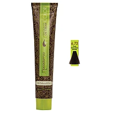 MACADAMIA (МАКАДАМИЯ ) Краситель для волос - темный шоколадный блондин  MC6.73 (100 мл)