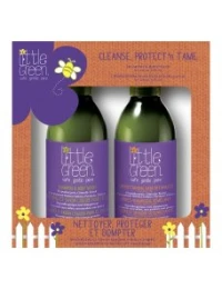 Little Green Kids Набор «Очищай и укрощай» (LGKS8 Шампунь и гель для тела. БЕЗ СЛЕЗ 240 мл+LGKD8 Кондиционер несмываемый для облегчения расчесывания 240 мл)
