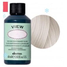 Davines (Давинес) 10,21 Ирисово-пепельный самый светлый блонд Деми краска VIEW 60 мл .