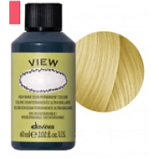 Davines (Давинес) 9,32 Золотисто-ирисовый очень светлый блонд Деми краска VIEW 60 мл