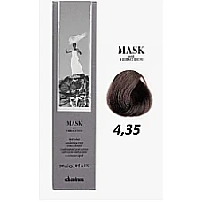 DAVINES ( Давинес)  4.35 Золотисто-махагоновый средне-коричневый Краска для волос ( Mask c Vibrachrom), 100 мл