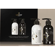  HADAT Cosmetics ( Хадат)  - Новогодний набор для увлажнения волос Hydro Nourishing Moisture Set (шампунь 250 мл; кондиционер 250 мл)