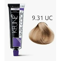 Keune (Кене) 9.31 UC Очень светлый блондин золотисто-натуральный, Перманентная краска "Тинта Ультимэйт Кавэ" (Tinta Ultimate Cover) 60 мл.