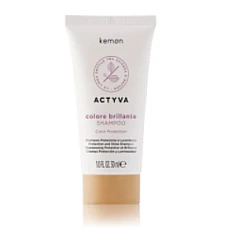 Kemon ( Кемон) - Шампунь для защиты цвета и блеска окрашенных волос. Actyva Colore Brillante Shampoo 30 мл