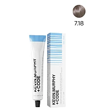 KEVIN MURPHY+CODE( Кевин Мерфи) - 7.18 7AV - СРЕДНИЙ.БЛОНД.ПЕПЕЛЬНЫЙ.ФИОЛЕТОВЫЙ MEDIUM.BLONDE.ASH.VIOLET Краска для волос 100 мл