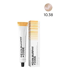 KEVIN MURPHY+CODE -10.38 10GV - ПЛАТИНОВЫЙ.БЛОНДИН.ЗОЛОТОЙ.ФИОЛЕТОВЫЙ  PLATINUM.BLONDE.GOLD.VIOLET Краска для волос 100 мл