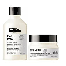 Loreal (Лореаль) Набор Metal Detox для восстановления окрашенных волос: шампунь, 300 мл + маска, 250 мл