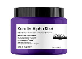 Loreal (Лореаль) Питательная маска для выпрямления волос Keratin Alpha Sleek, 500 мл