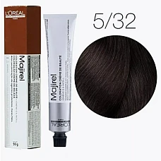 Loreal (Лореаль)   5.32 светлый шатен золотисто-перламутровый краска для волос (MAJIREL Ionene G Incell), 50 мл