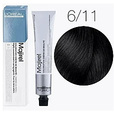 Loreal (Лореаль)  6.11 Темный блондин интенсивный пепельный краска для волос (MAJIREL Ionene G Incell), 50 мл